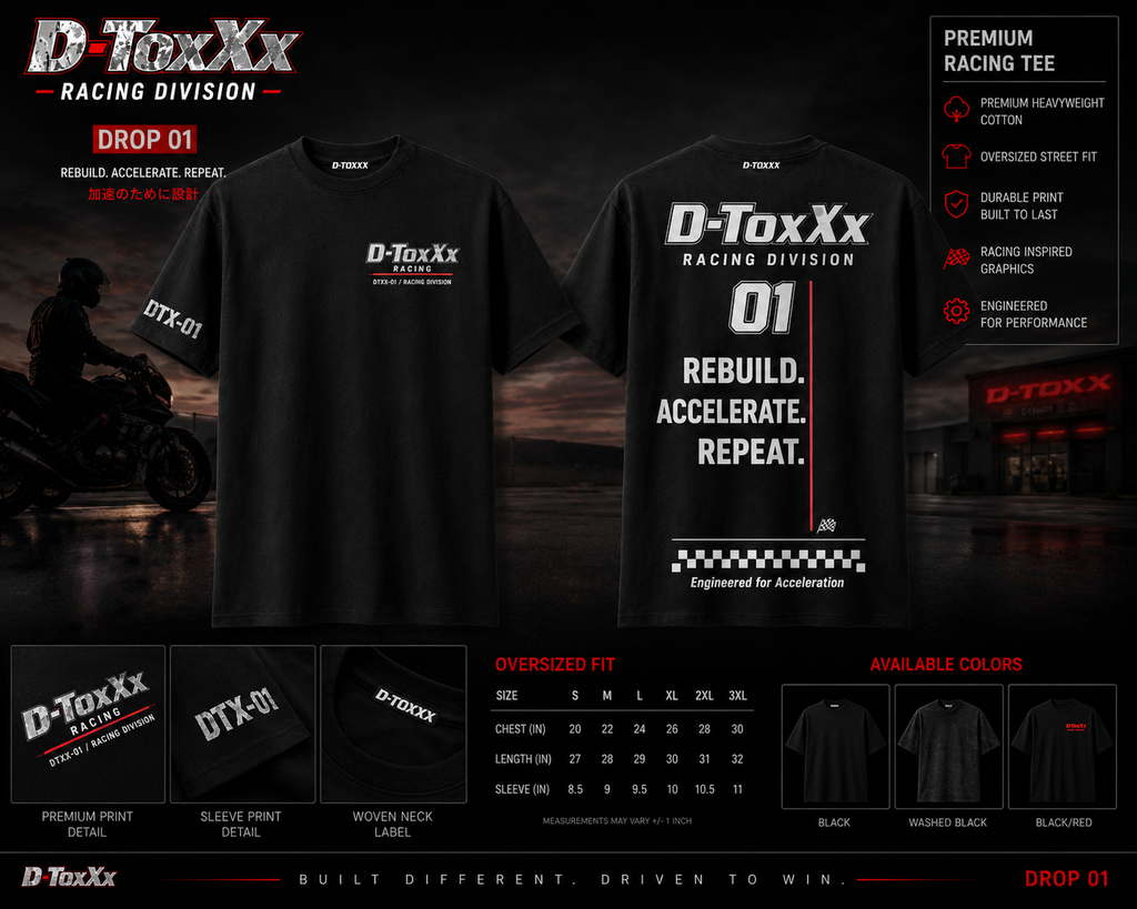 D-ToxXx Drop 01 Racing Division Tee